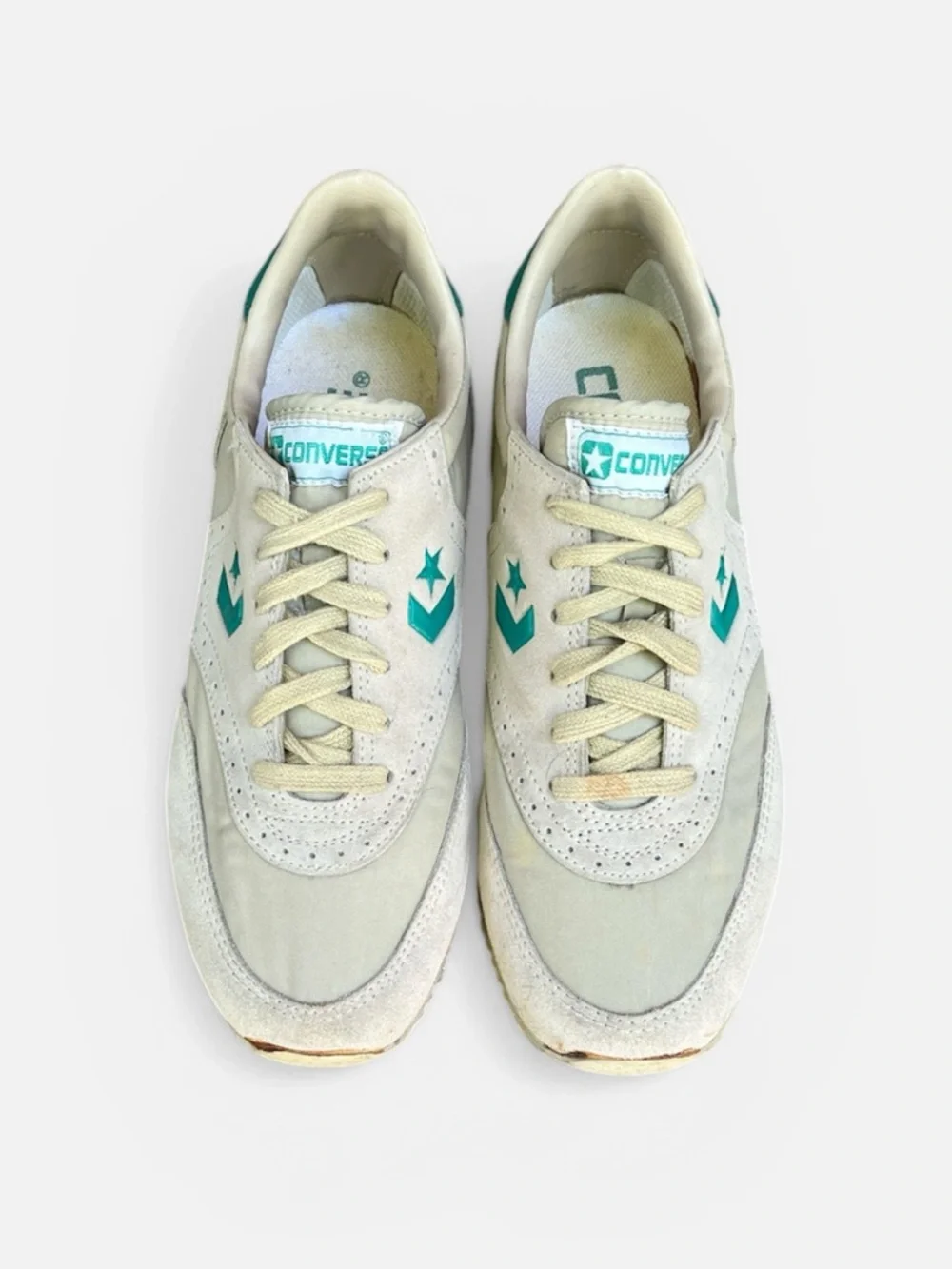 Vintage 80s Converse Road Star Sneakers - Made in Korea - Size 8 - Picture 3 of 11
